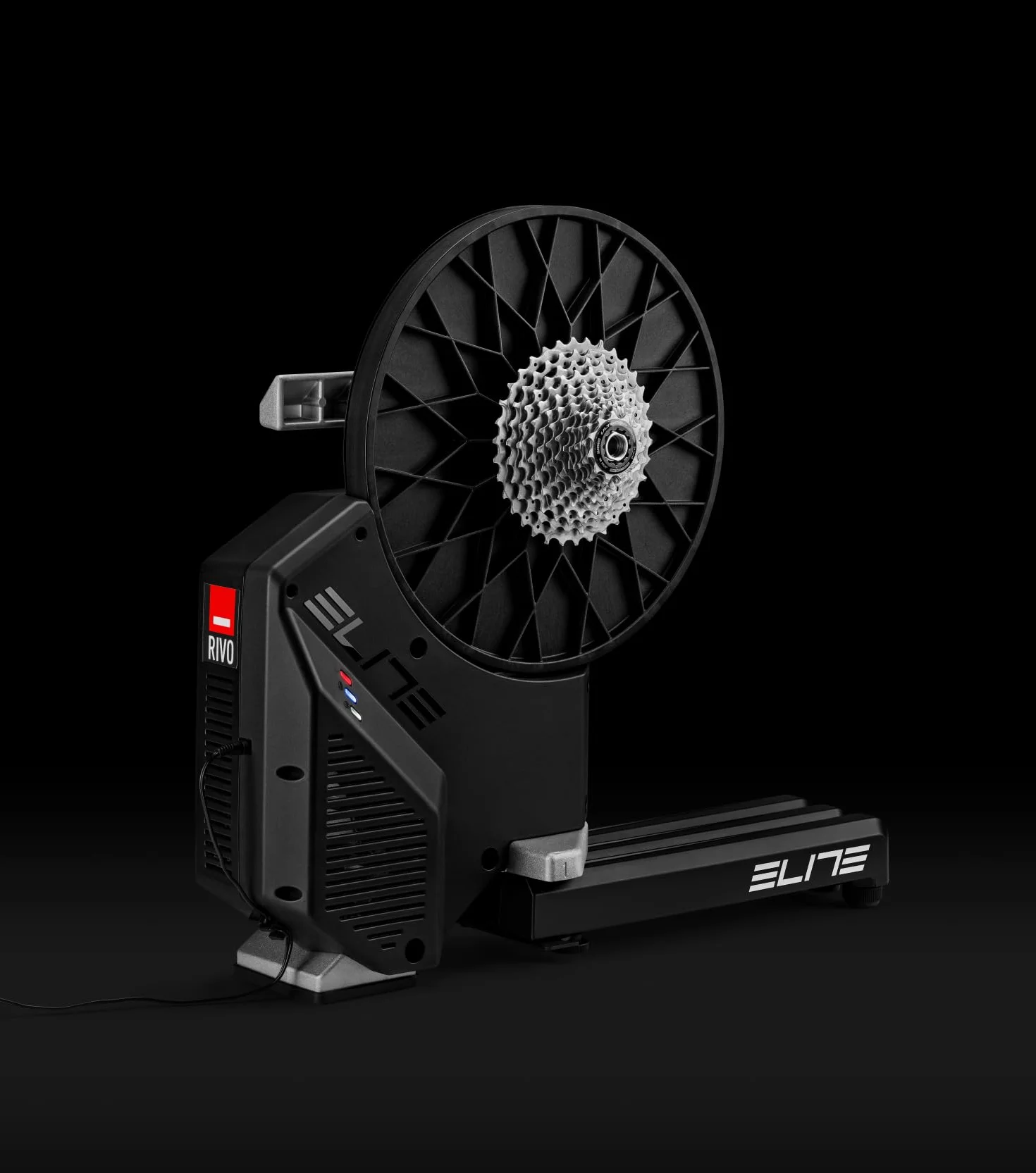 Elite Rivo Rullo Smart – Standard o Bundle Zwift – Rullo Direct Drive, Ciclismo Indoor, Precisione Potenza ±2,5%, WiFi + Bluetooth, Ultra-Silenzioso, Compatto Pieghevole