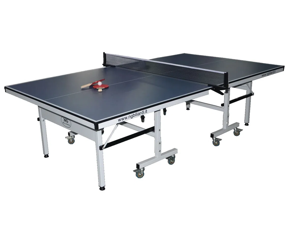 NG Biliardi Tavolo da Ping Pong Tie Break Interno (Blu) 274x152,5x76 cm