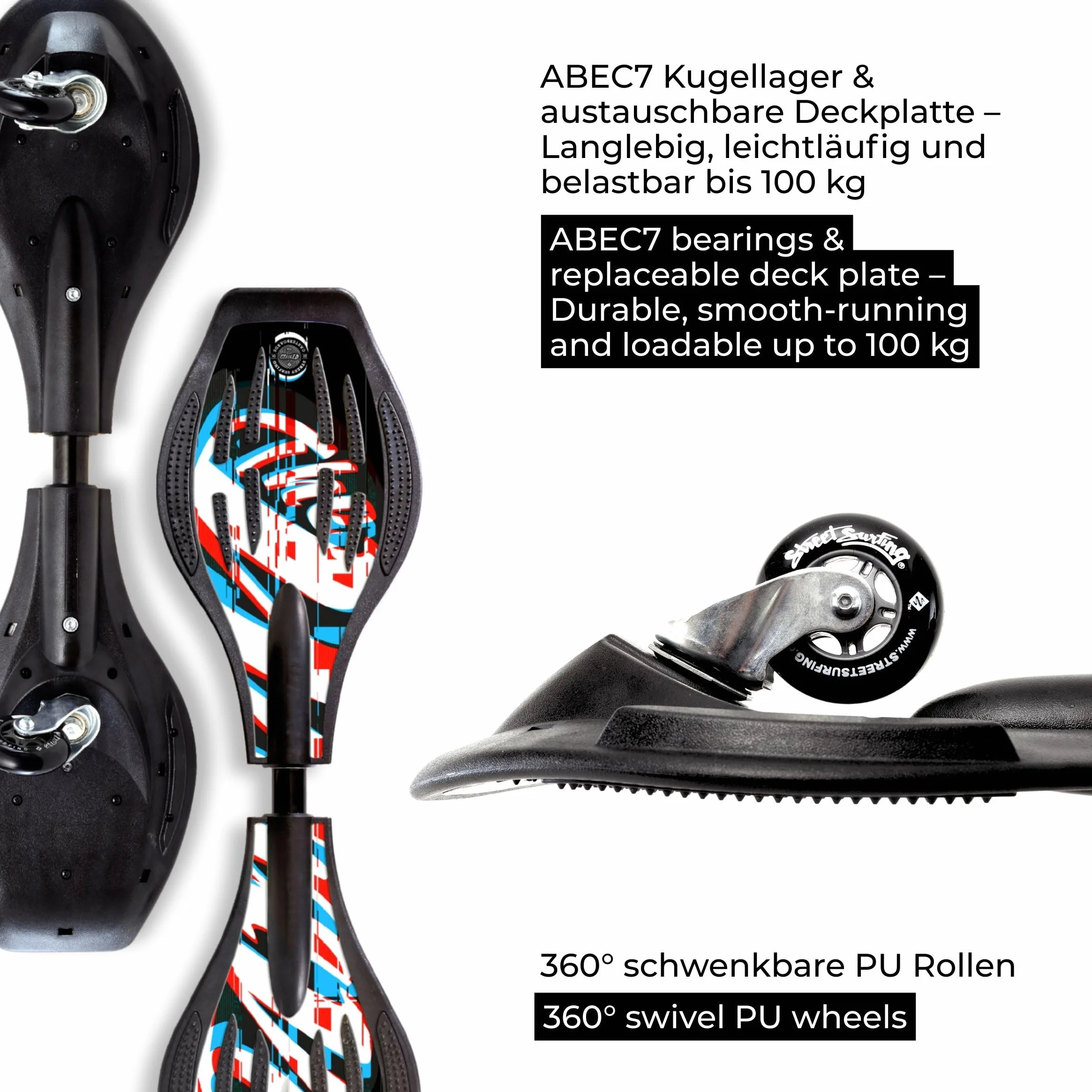 Street Surfing Wave Original Complete Caster Board