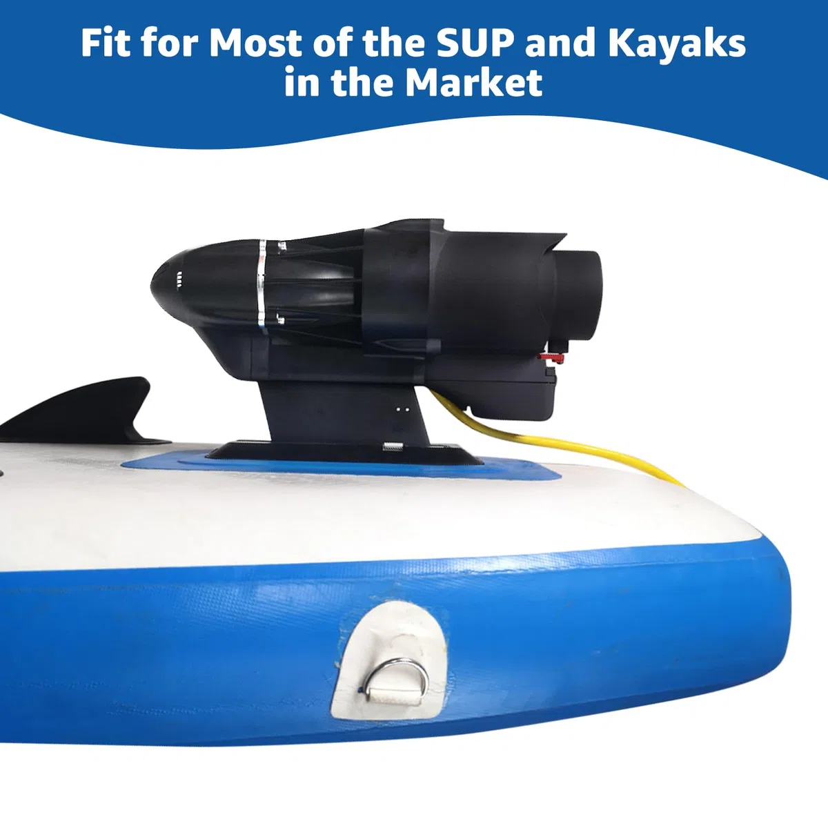 Elica elettrica direzionale SUP per barca da pesca, motore da 360 W, 8 km/h, elica subacquea per paddle board e kayak(Senza Batteria)