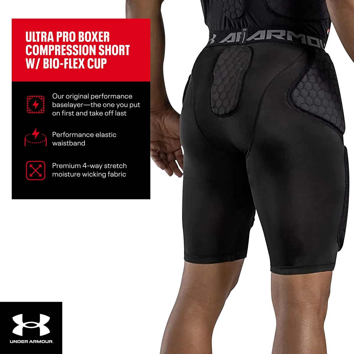 Under Armour Ua20360, Gameday Armour PRO 5Pad Cintura Nov Unisex Adulto