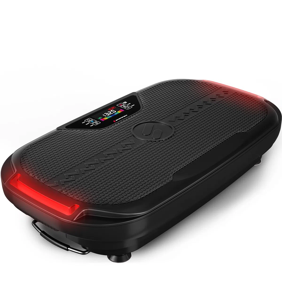 Sportstech VP275 – Piastra vibrante per la casa – 99 livelli di allenamento – Marchio di qualità tedesco – Fitness Training – Brucia i grassi e costruzione muscolare – Design antiscivolo 3D – App STL