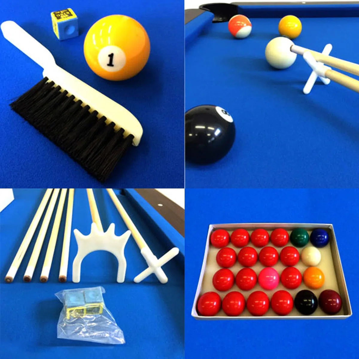 TAVOLO DA BILIARDO 8 piedi - misura di gioco 220 x 110 cm + ACCESSORI PER CARAMBOLA - SNOOKER BLU billiard table Modello Vintage Blu