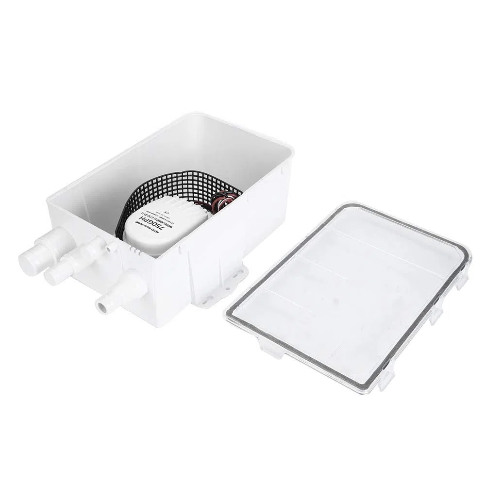 Pompa per Doccia per Barca, Pompa per Vasca Doccia Marina per Barca, Ingressi di Scarico, Kit di Scarico, di Pompa di Sentina, di Pompa di Sentina, 12 V, 750 GPH