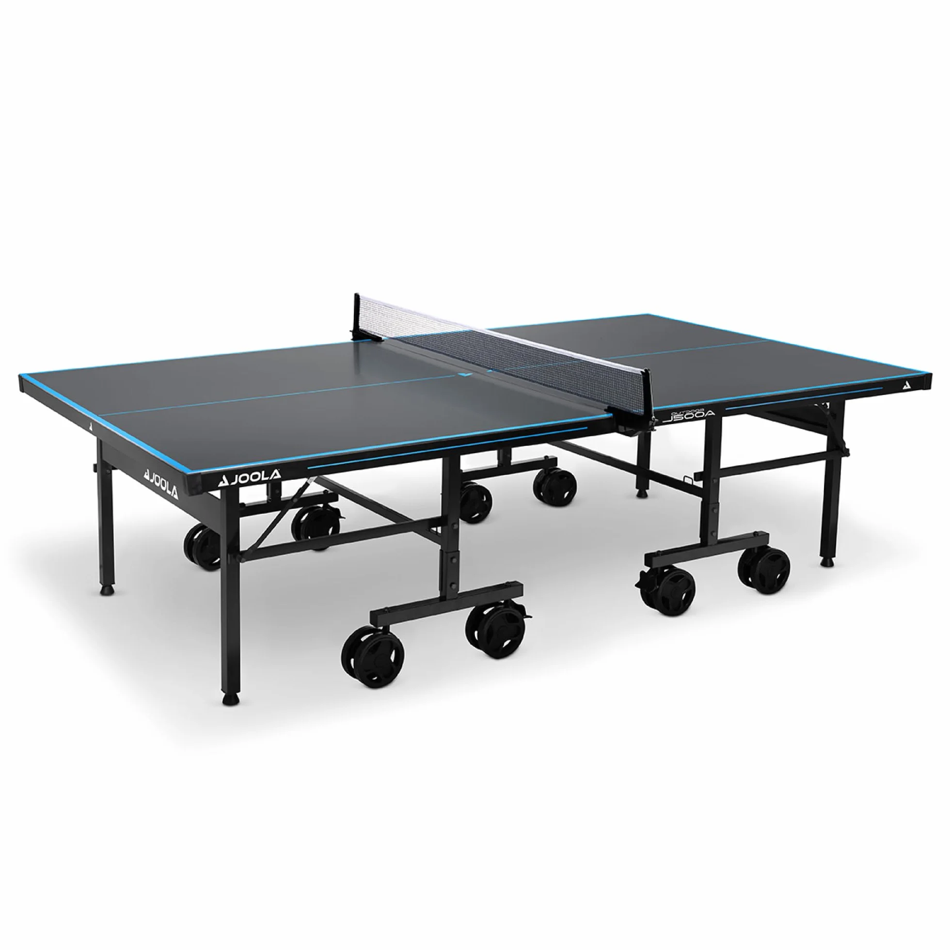 JOOLA Tavolo da Ping Pong Outdoor Professionale, 6 mm, Superficie composita in Alluminio, Resistente alle intemperie, Pieghevole, Struttura Rapida, 274 x 152,5 x 76 cm