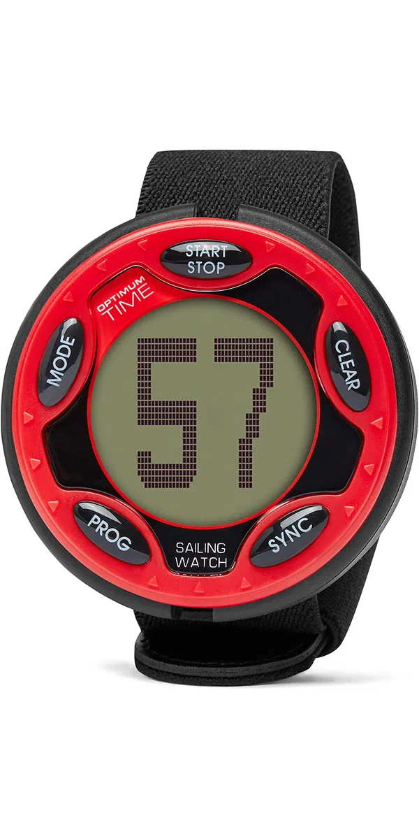 Optimum Time Series 14 Ricaricabile per Yacht a Vela e gommone - Rosso - Unisex - Grande Cassa in ABS da 68 mm Blu Scuro