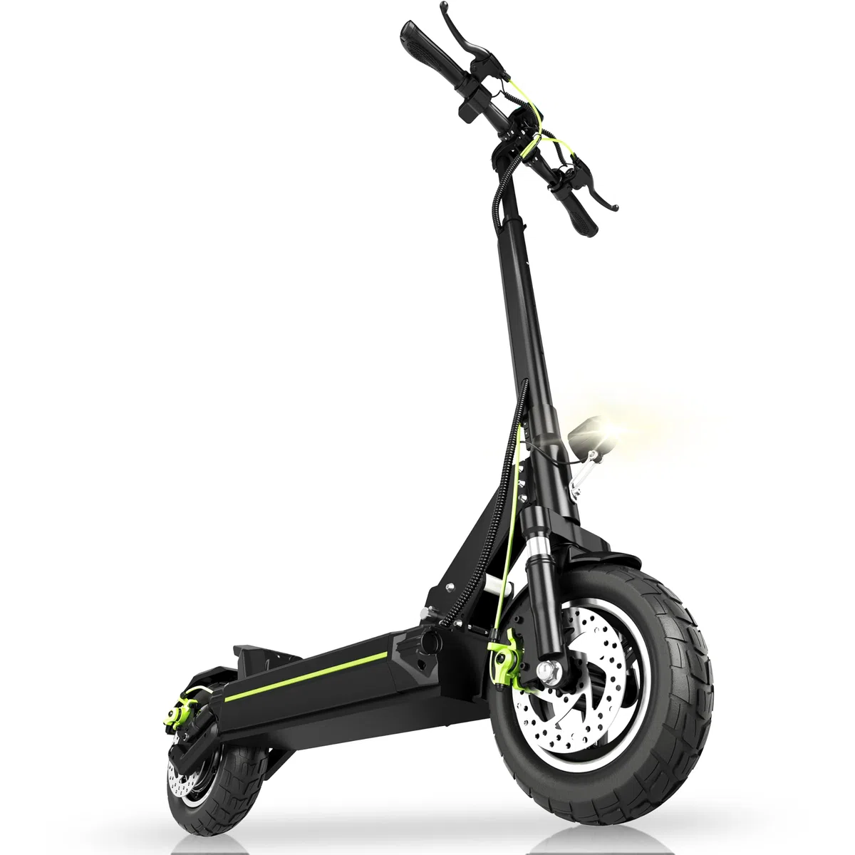 Monopattino Elettrico Adulto, 500W,Autonomia 55-90KM, 13AH/18.2AH Massimo 150 kg, Doppio Ammortizzatore e Freni Disco Anteriori Posteriori,Pneumatici 10 Pollici,E-Scooter Pieghevole