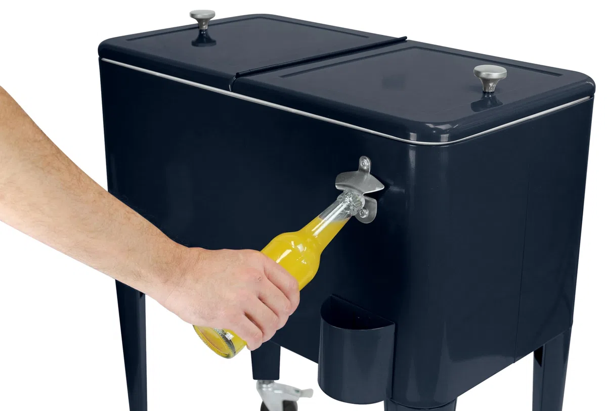 Kailua Cooler - Frigorifero per bevande - scatola di raffreddamento - Box Frigo - Frigo Portatile - Carrello Portabevande - Carrello Mobile Bar - refrigerator