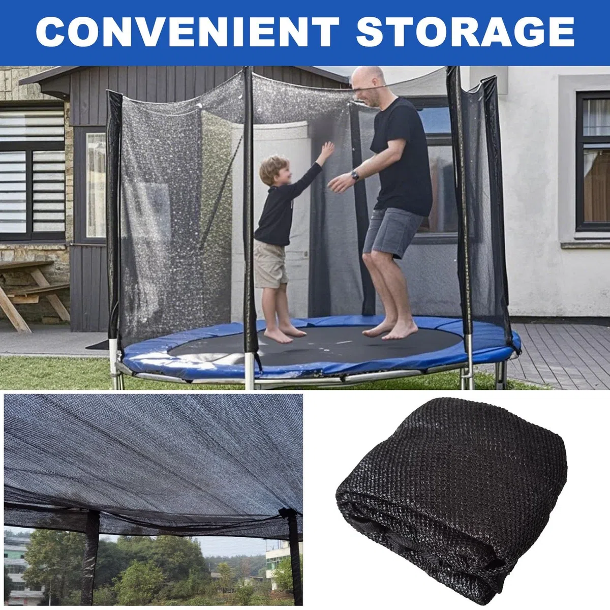 Copertura per Trampolino, Copertura per Trampolino Da 6 Piedi, 8 Piedi, 10 Piedi, 12 Piedi E 14 Piedi, Facile Da Installare, Protezione Solare per Esterni, Solo Foglie, Copertura Superiore per Trampol