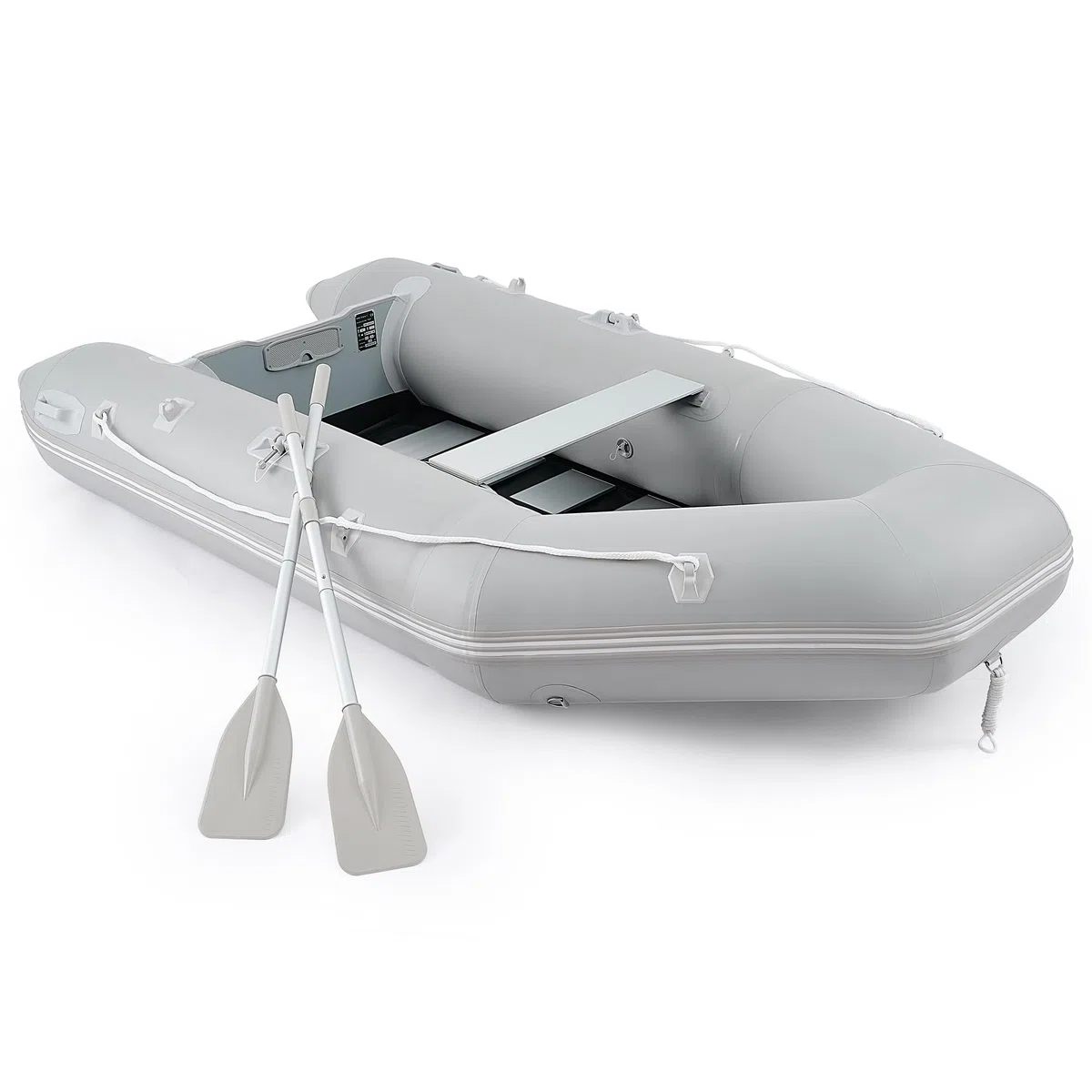 CO-Z 2.3m/3m Gommone Gonfiabile per Adulti Tender Gommone per 2/4 Persone Gommone Fondo in Lega Alluminio per Pesca Nautica Gioco Compatibile con Motore Fuoribordo (Capacità 300 kg /450 kg)