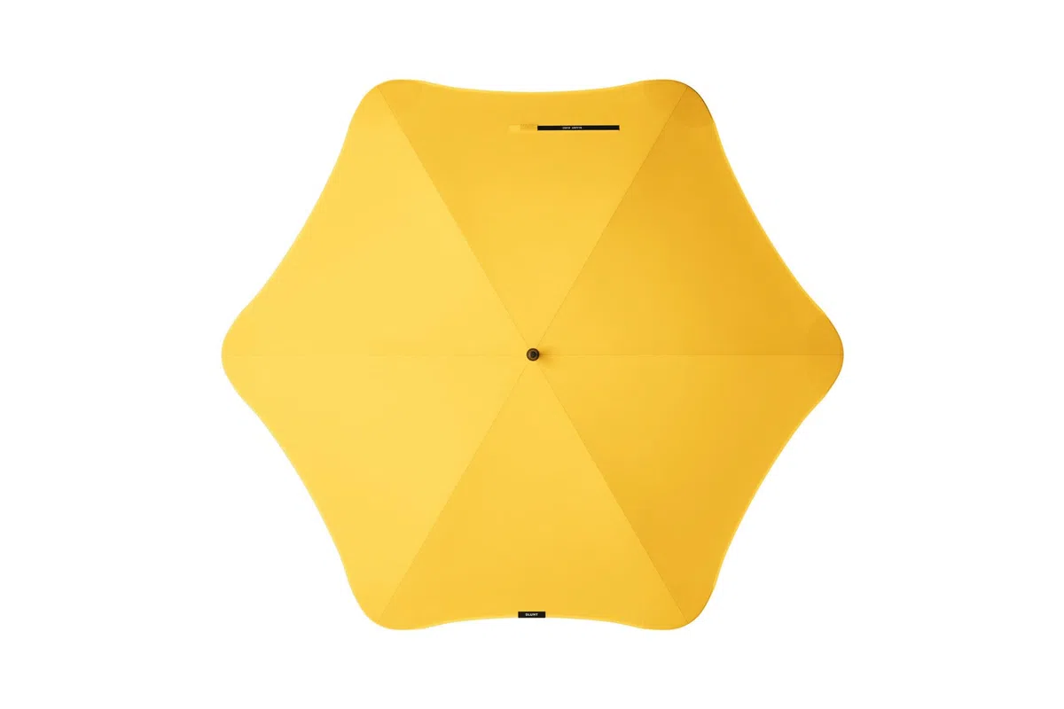 BLUNT Exec Ombrello Antivento da Golf – 137 cm Ombrello Grande per Vento e Pioggia, Design Durevole per Viaggi e Sport, Resistente, Protezione UV - Giallo Chiaro