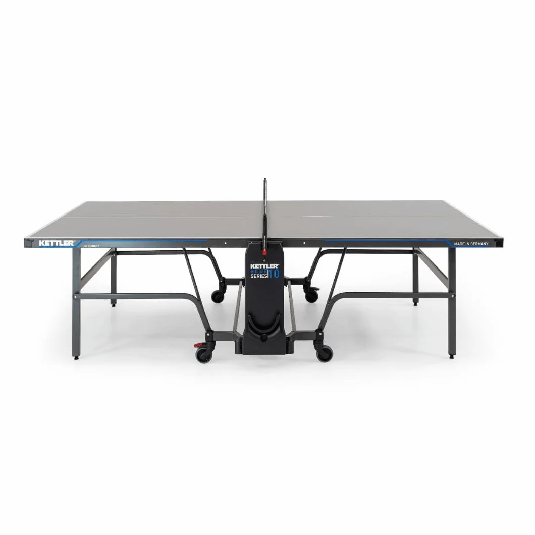 Tavolo da ping pong outdoor KETTLER K10 | Made in Germany (certificato TÜV) | Resistente alle intemperie | Pieghevole e facile da riporre | Piano in resina melamminica da 6 mm | Consegna sicura