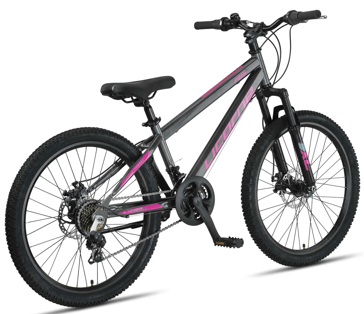 Licorne Bike Thunder Premium Mountain Bike in 20, 24, 26, 27,5 e 29 pollici, per ragazze, ragazzi, uomini e donne
