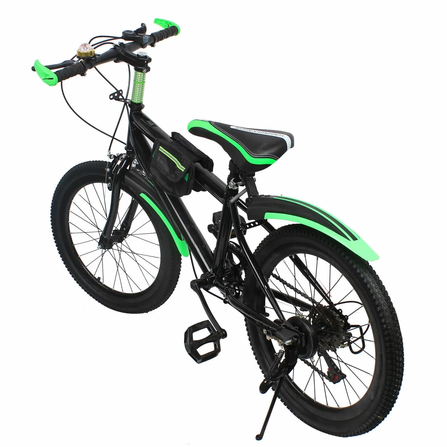 Bicicletta per bambini da 20 pollici, mountain bike, bicicletta con parafango, bottiglia d'acqua e campana bussola, robusto telaio in acciaio al carbonio, per ragazzi e ragazze 8-12 anni, per