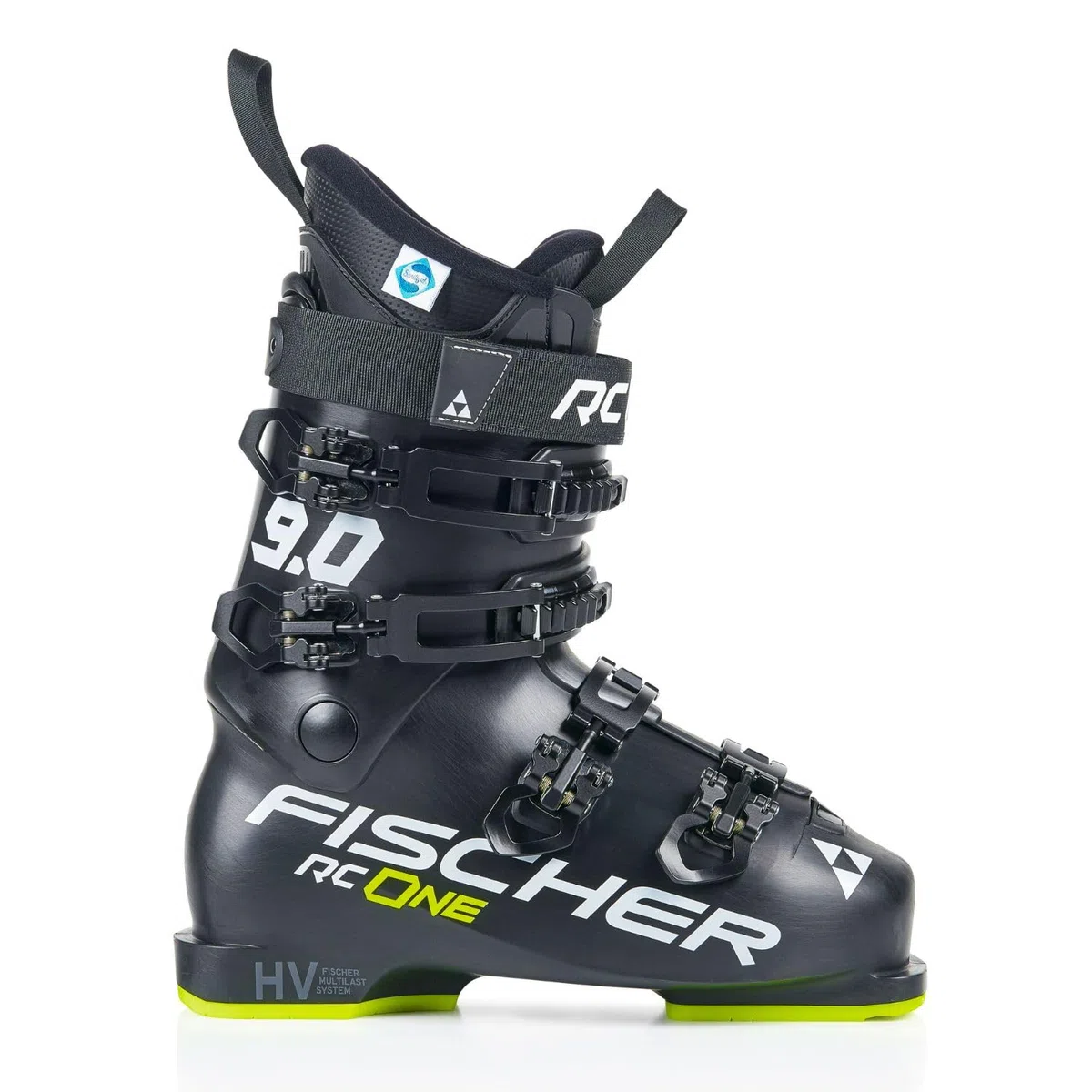 Fischer RC One 9.0 - Scarponi da sci da uomo, colore: Giallo/Nero