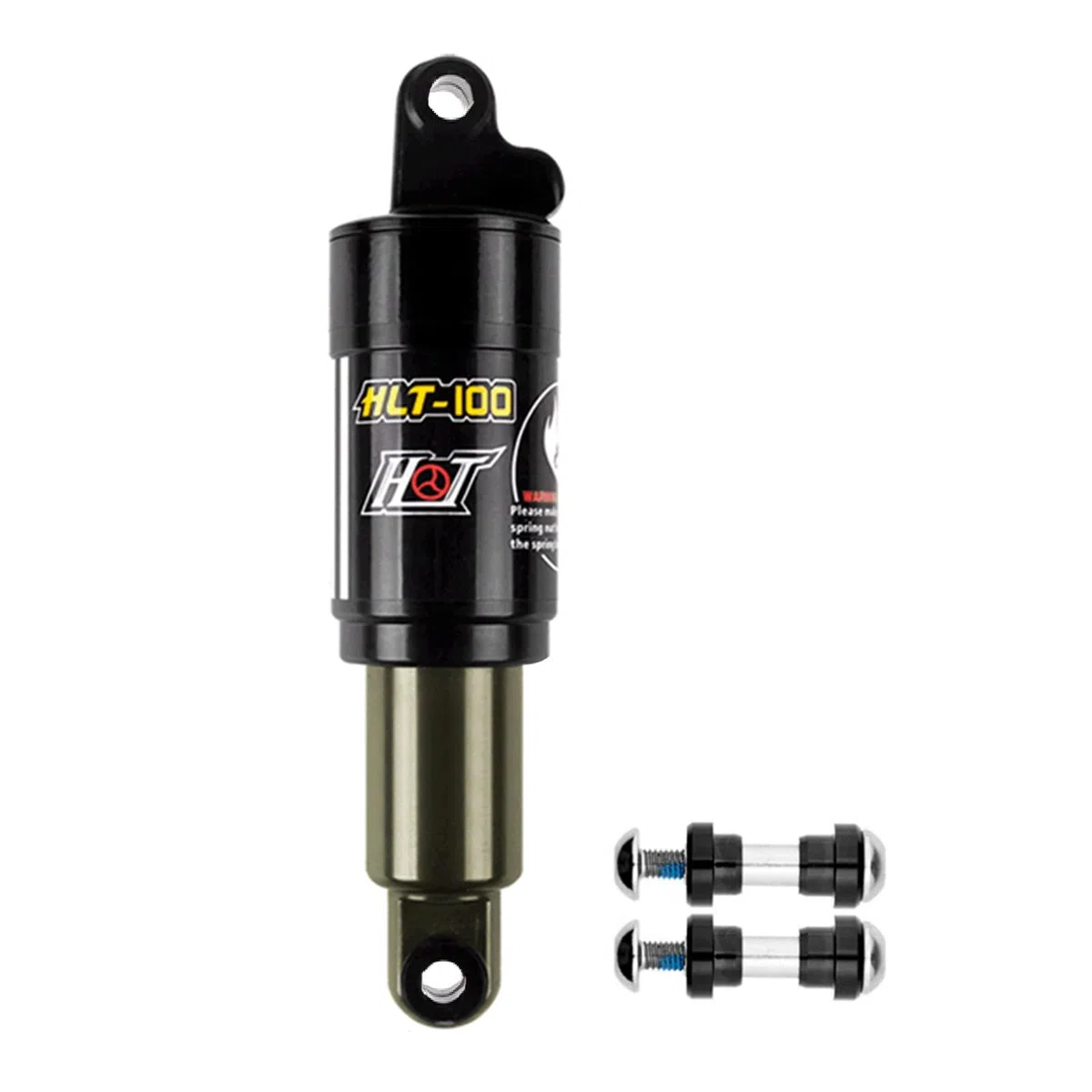 Ammortizzatore per molle dell'olio per bicicletta, 750/850/1000 LBS, ammortizzatore posteriore per bicicletta, 125 mm/150 mm/165 mm/185 mm (165 mm, 1000 lBS)