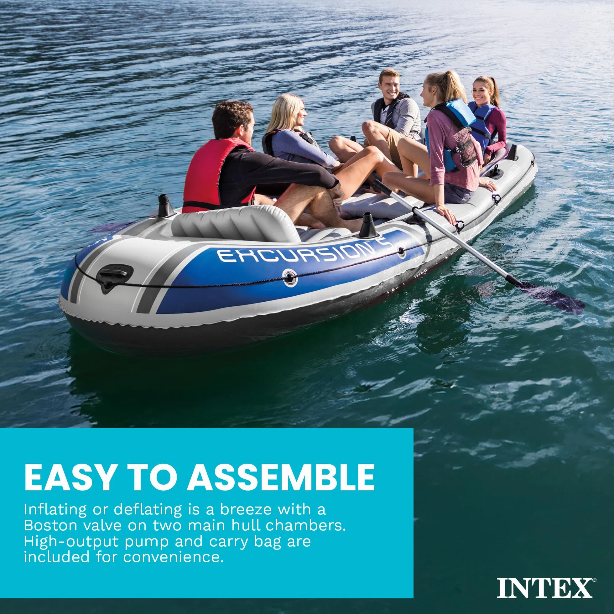 Intex Excursion Inflatable Boat Series