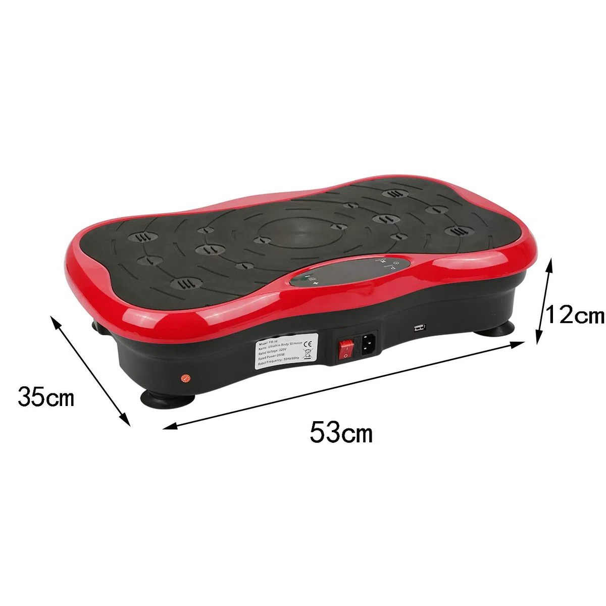 Piattaforma vibrante, piattaforma vibrante oscillante, 200 W + 5 programmi + livelli di velocità multipli + altoparlante Bluetooth di alta qualità + telecomando