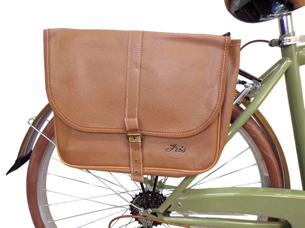 bicicletta uomo bici da passeggio city bike 28'' vintage con borse laterali cambio 6 velocita'.
