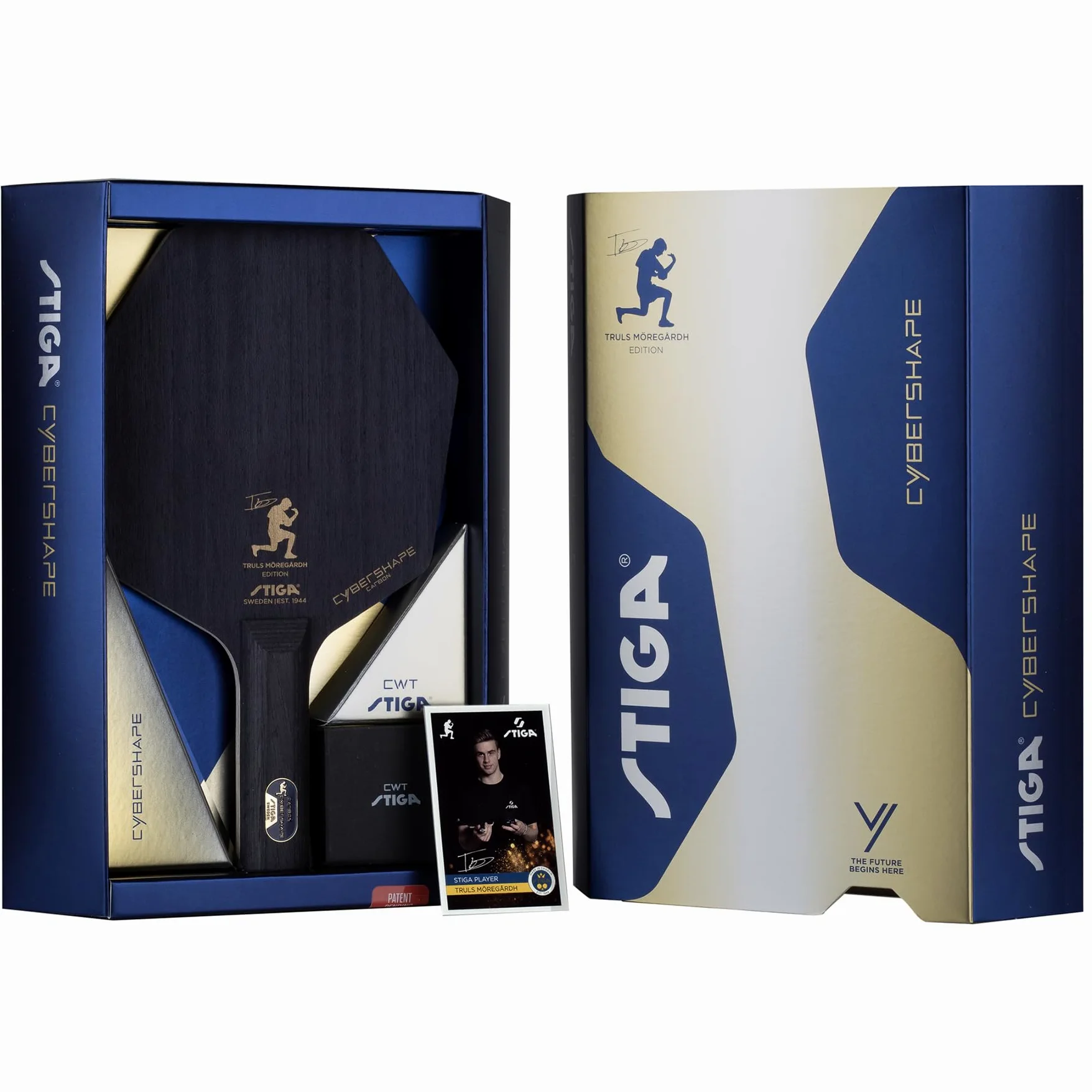 Stiga Legno da Ping Pong Cybershape Carbon CWT Truls Edition
