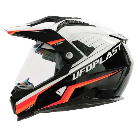 UFO PLAST CASCO ARIES BIANCO/NERO M