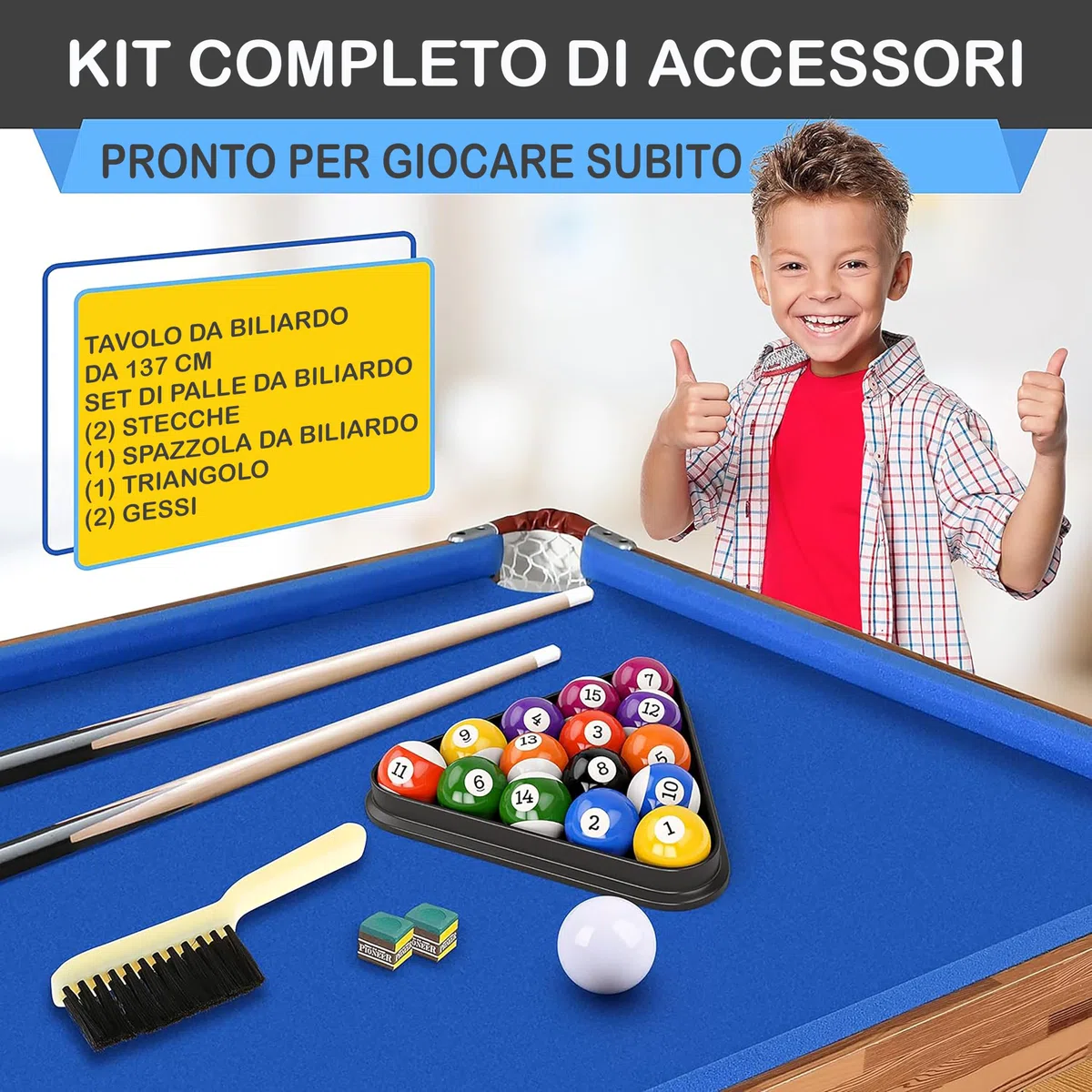 SereneLife Tavola da Calcio Balilla a Grandezza Naturale, Calcio con Palla Set per la Casa, Calcio Balilla Professionale, Design Moderno e Robusto.