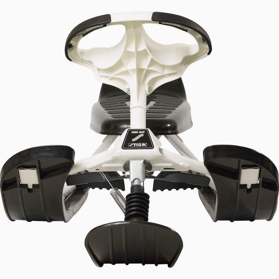 STIGA Snowracer King Size GT Slittino con Freno e Volante per 2 Bambini o Bambino e Adulto
