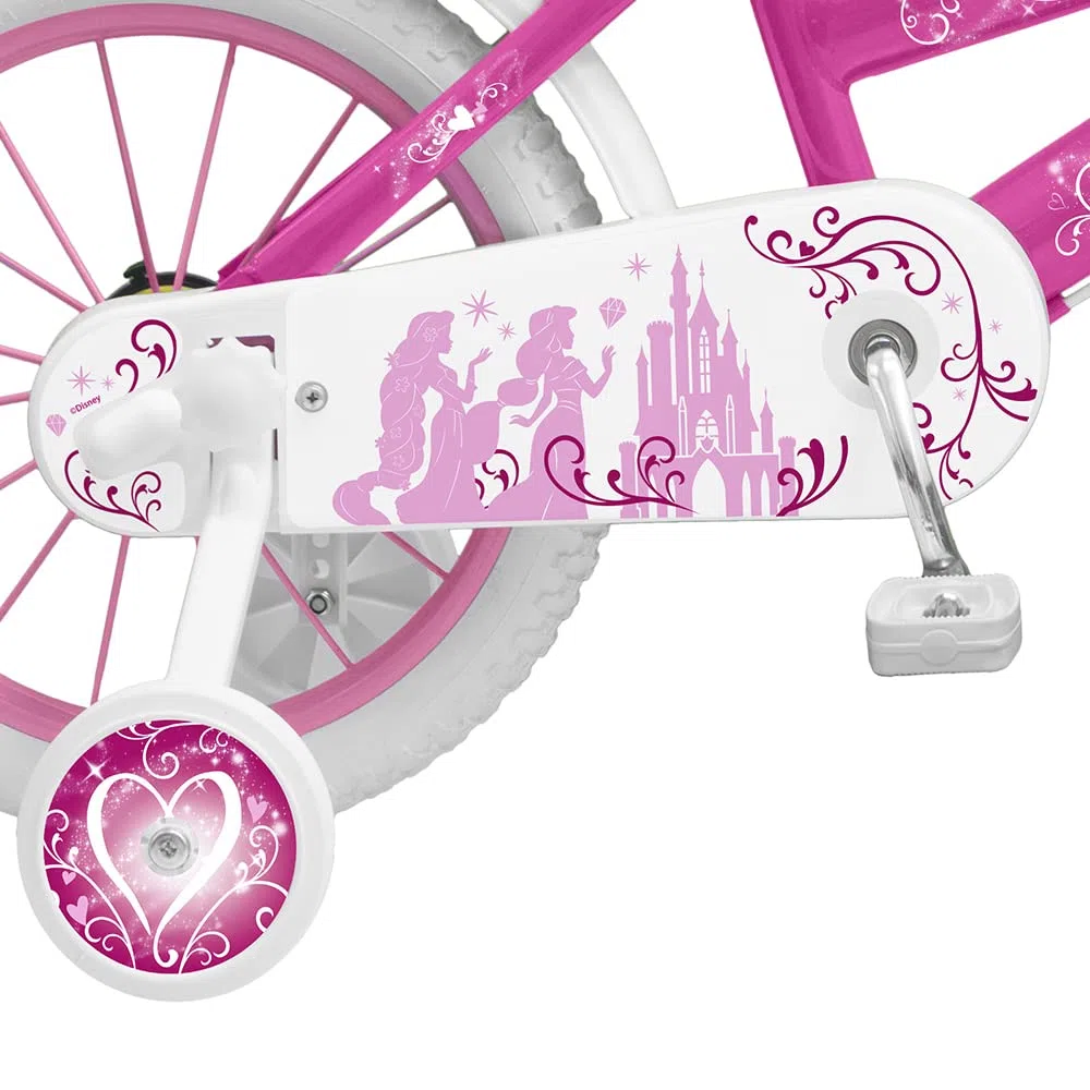 Huffy, Bicicletta 14 pollici Disney Princess Girls, Rosa, One size