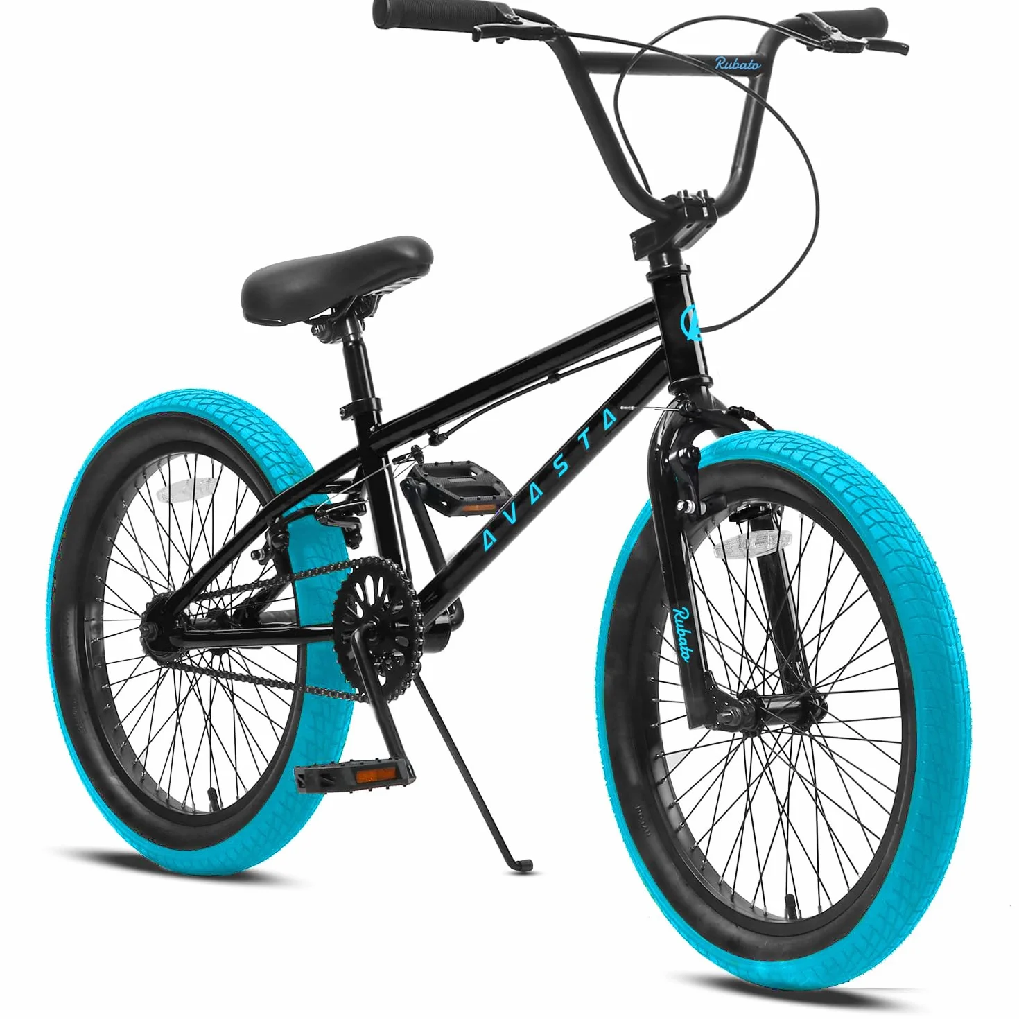 AVASTA Freestyle BMX Bike Kids Bicicletta per Bambini dai 5 Anni in su e livello Principiante