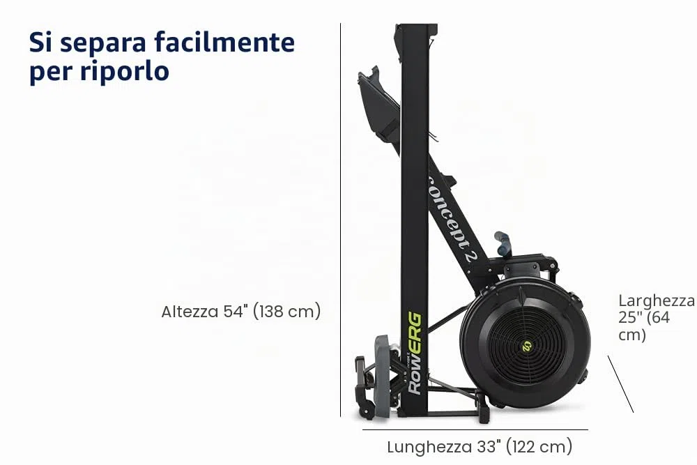 Concept 2 - Vogatore con Schermo PM5, Modello D