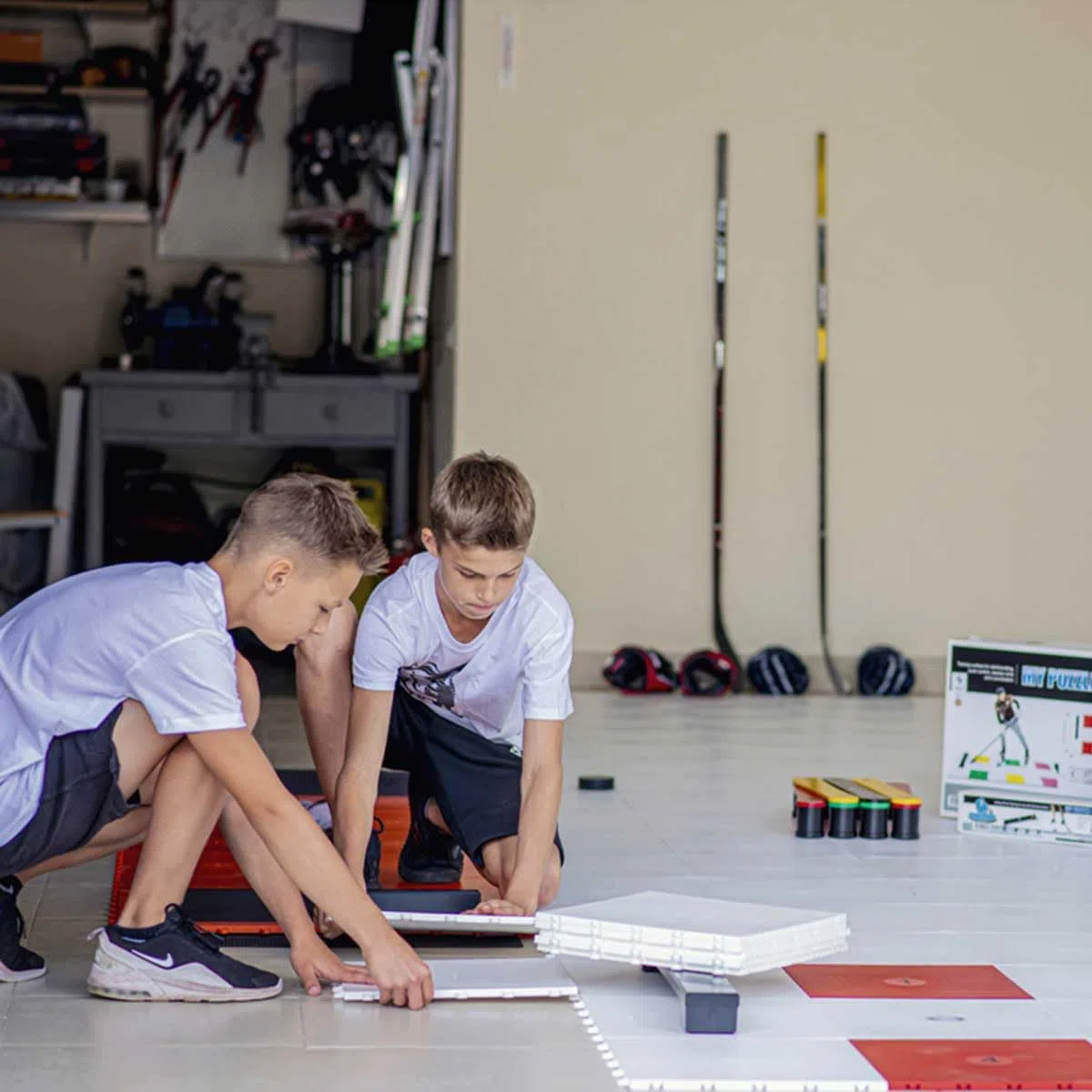 Hockey Revolution My Training Surface - Set Professionale Dryland per Il Ricamo
