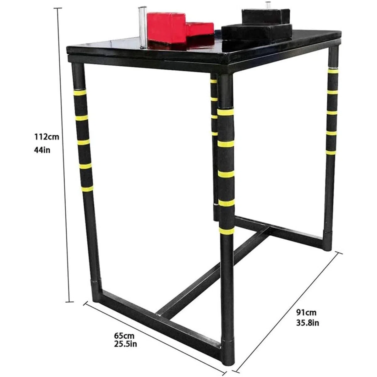 Braccio di Ferro Tavolo, Braccio Professionale Gioco di Wrestling Macchina all Steel Materiale Braccio di Ferro Muscolare Exerciser per la Famiglia o Ufficio Spettacolo,Nero