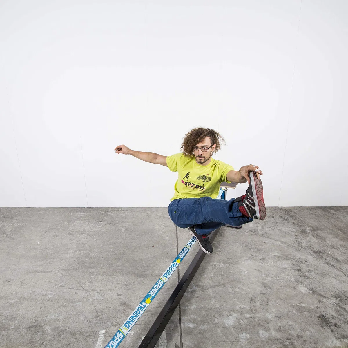 Slackhouse 3.0 - Struttura Slackline Indoor Lunga 3 Metri - Allenati al Chiuso con Questa Struttura Trasportabile Adatta a Principianti ed Esperti - Compatibile con Tutte le Slacklines Spider