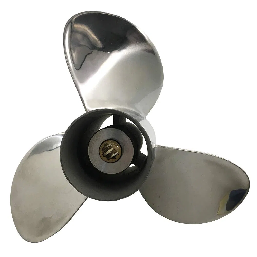 8-20HP 9-1/4x11 in acciaio inox Elica 8 denti SS Prop per Honda fuoribordo