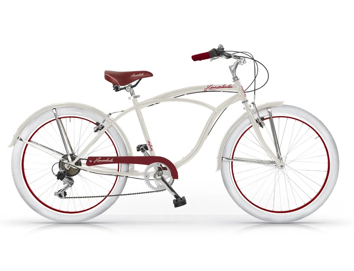 Tecnobike Shop Bici Cruiser MBM Honolulu Uomo Ruota 26" Cambio 6 Velocità