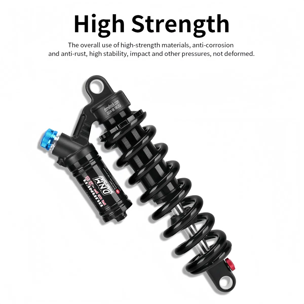 Molla a bobina dell'ammortizzatore DNM RCP-2S MTB 190MM 200MM 210MM 220MM 230MM 240MM per le parti di sospensione della bicicletta elettrica AM FR DH (190 MM&550 libbre)