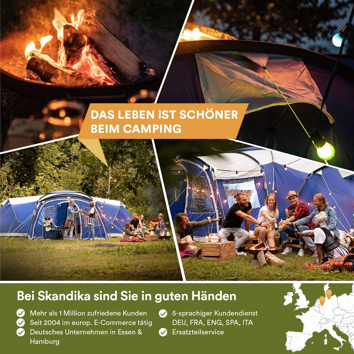Skandika Nimbus 12 - Tenda da Campeggio