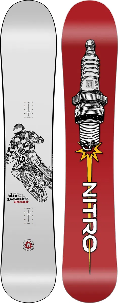 Nitro ALTERNATOR & ALTERNATOR X Volcom Board´25, Allmountainboard, Directional, True Camber, All-Terrain, Mid-Wide fino a Wide, a seconda della lunghezza