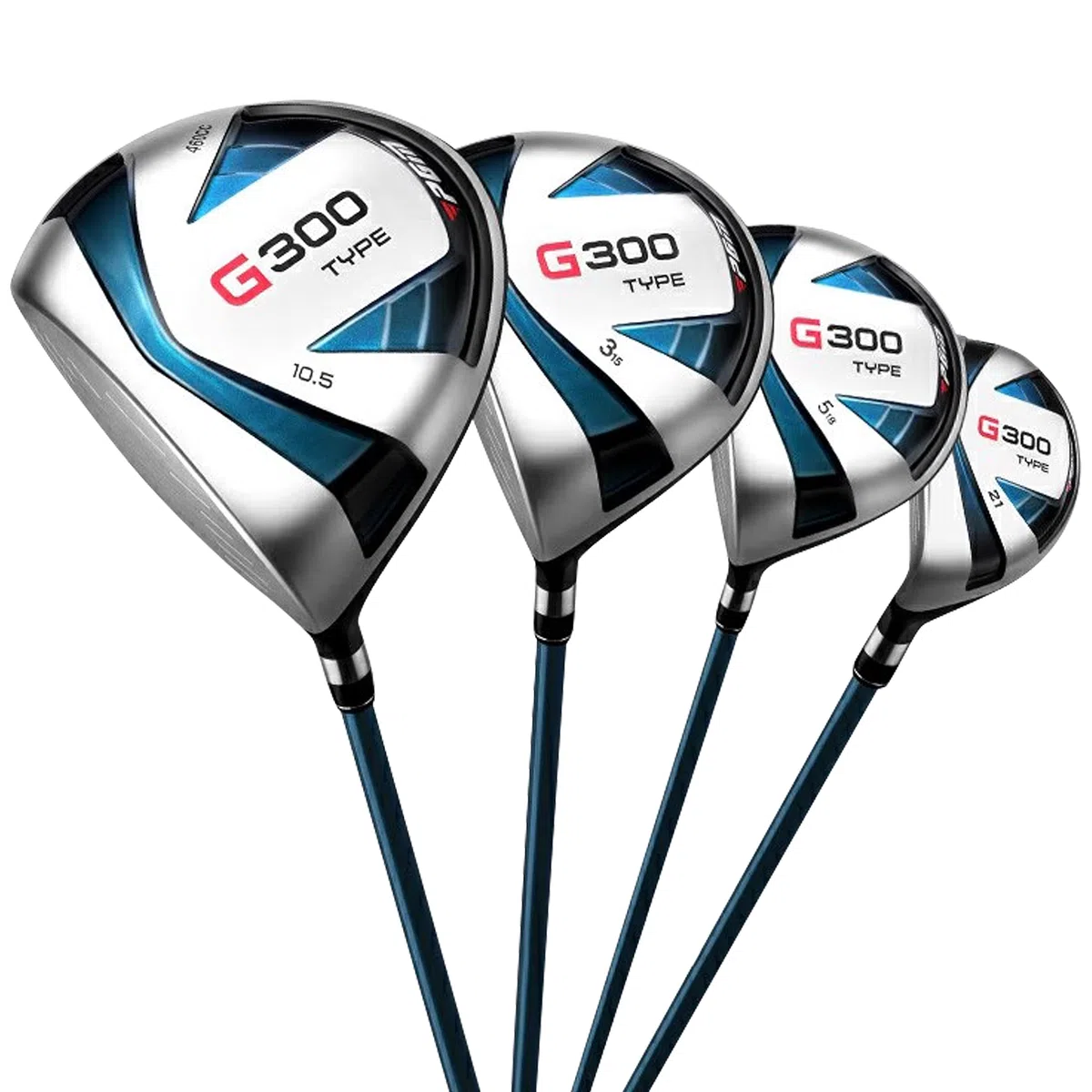 PGM Set completo di mazze da golf per mancini da uomo, 12 pezzi, 3 legno (#1,3,5), 1 ibrido (#4H), 6 ferri (#5, 6, 7, 8, 9, PW), 1 cuneo di sabbia (55°), 1 putter, sacca da golf con supporto da golf,