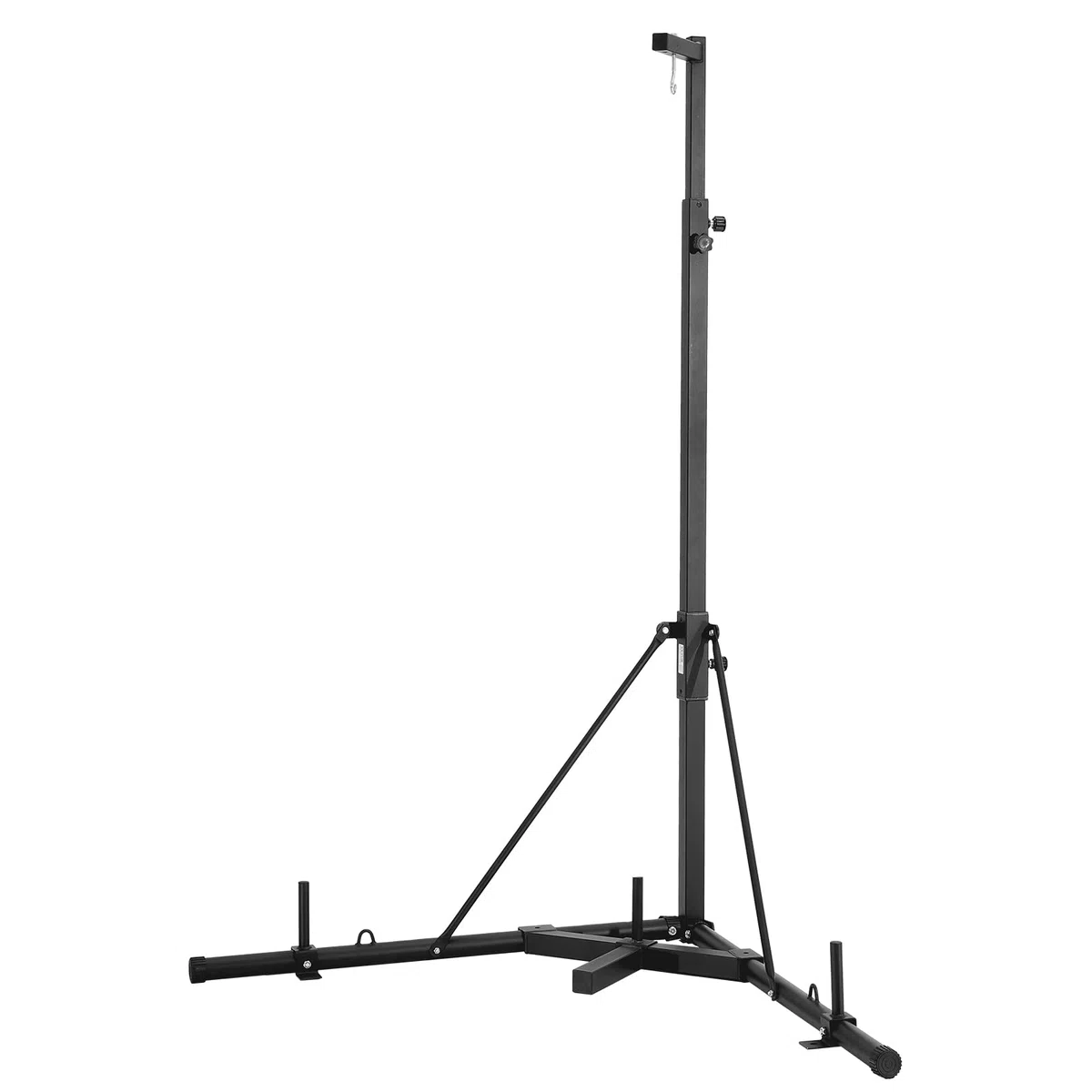VEVOR Supporto per Sacco da Boxe, Attrezzatura per Allenamento Regolabile in Altezza, Supporta 65 kg, Supporto Indipendente con Base Appesantita, Sacco per Allenamento Palestra Casa