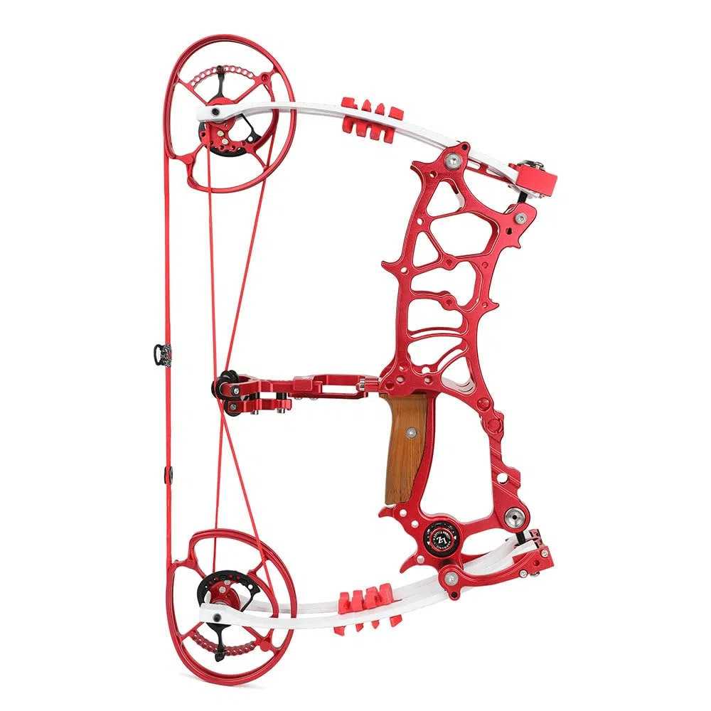 30-75 Lbs Arco Composto Spara Freccia e Sfera D'acciaio 330 fps Caccia Auto CNC Lavorazione Adulti Mano Sinistra/Destra Tiro con l'Arco