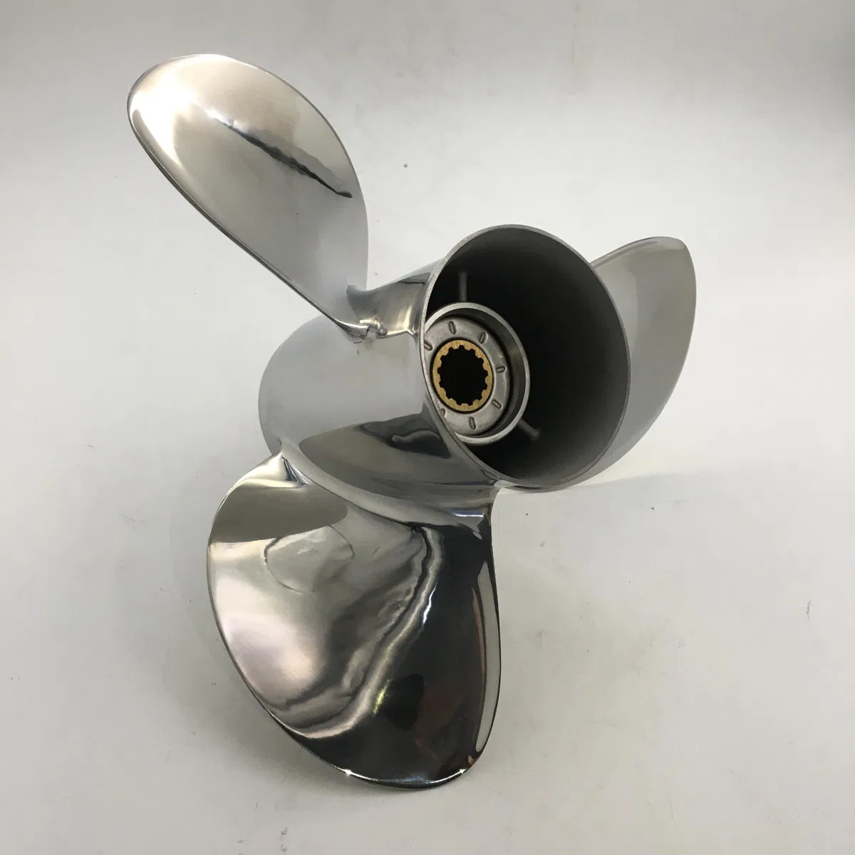 Elica 35-65HP 11X15 In Acciaio Inox Elica 13 Denti SS Prop per Suzuki Fuoribordo