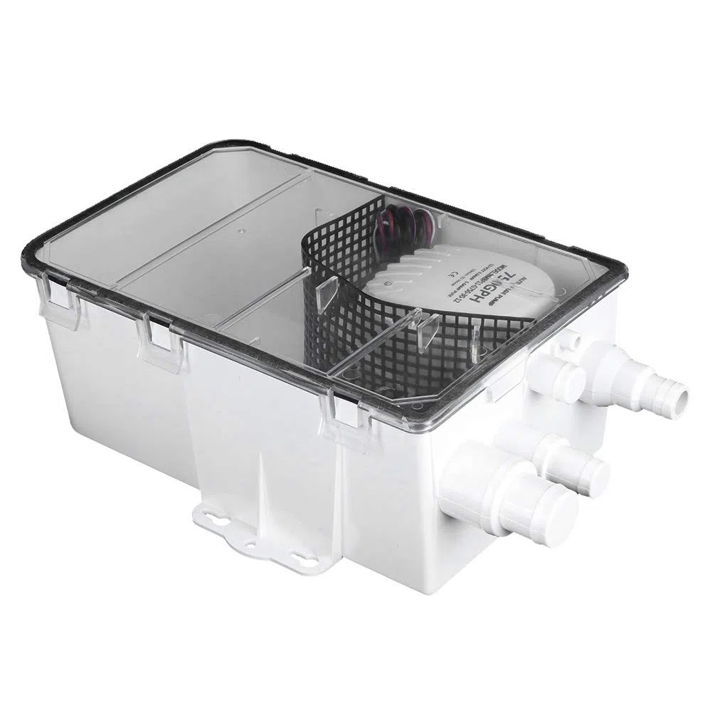 Pompa per Doccia per Barca, Pompa per Vasca Doccia Marina per Barca, Ingressi di Scarico, Kit di Scarico, di Pompa di Sentina, di Pompa di Sentina, 12 V, 750 GPH