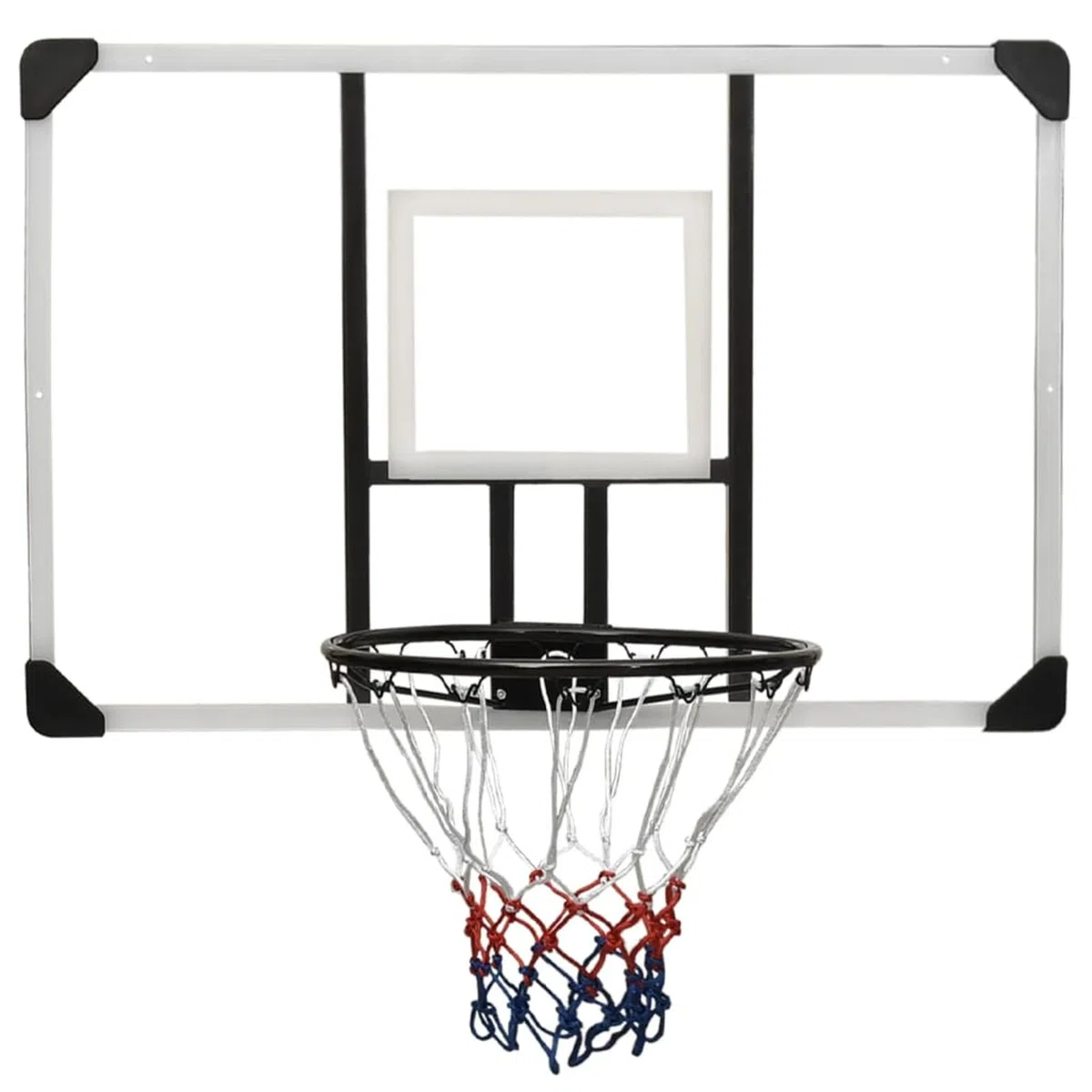 ARKEM Canestro Basket Esterno Portatile,Pallacanestro da Camera Interno con Tabellone,Tabellone Pallacanestro Trasparente 106x69x3 cm Policarbonato