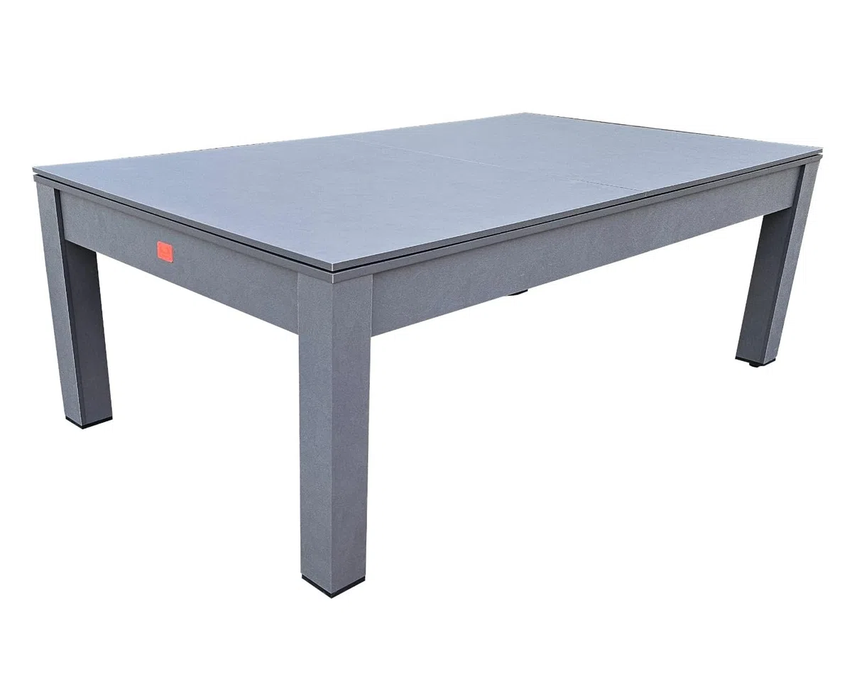 NG Biliardi - Biliardo Giunone (226 cm) - Multifunzione, Tavolo da Pranzo e Ping Pong con Piano di Trasformazione Incluso, Design Moderno, Accessori Completi