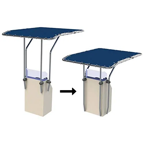 Oceansouth T-Top Alluminio Retrattile 1,20 X 1,70 mt