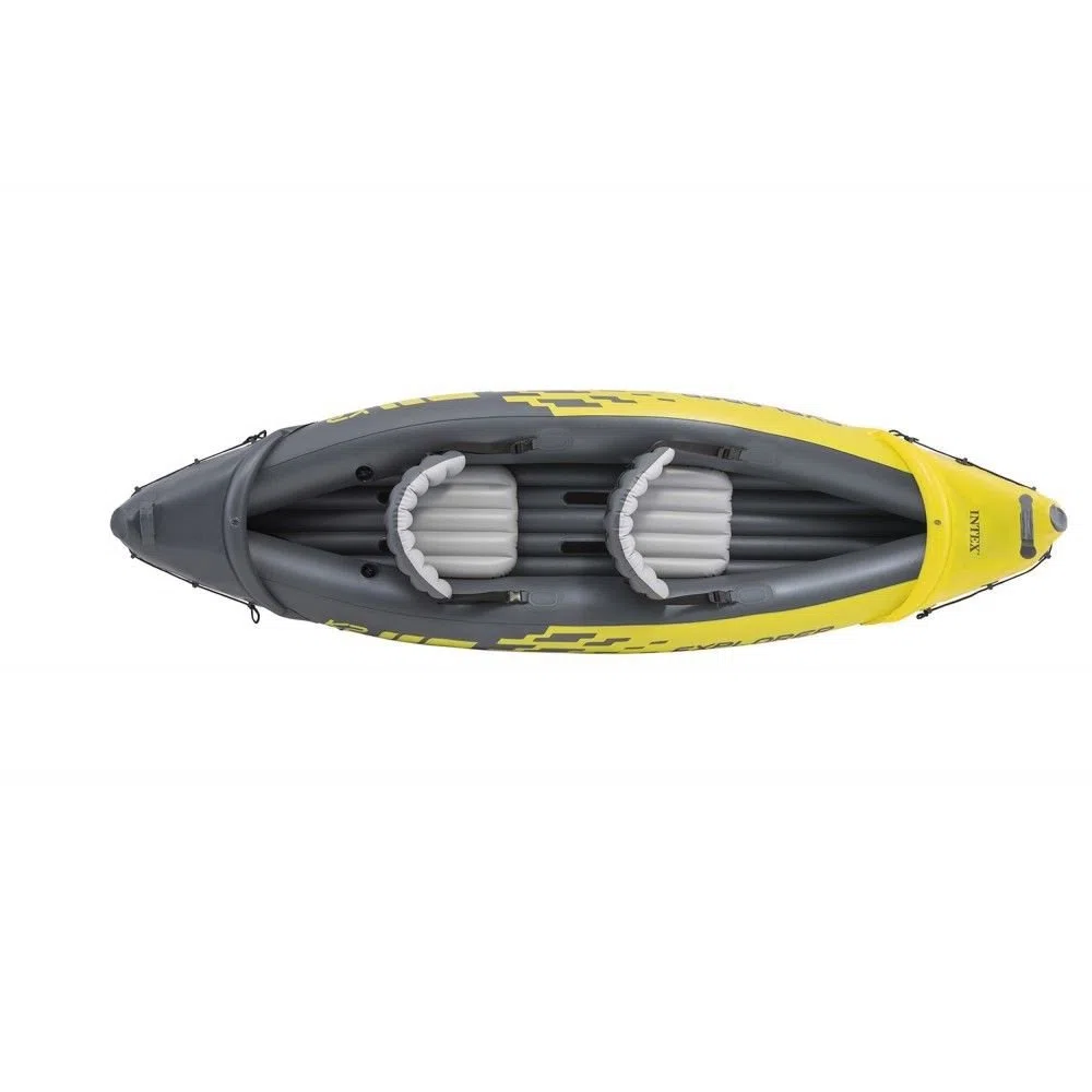 Intex. Kayak canoa scafo gonfiabile Explorer K2 2 posti in PVC accessori 68307NP modello 2018