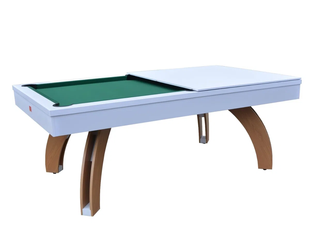 NGBiliardi Tavolo da Biliardo Sirio Bi-Color (214 cm) con Accessori Completi