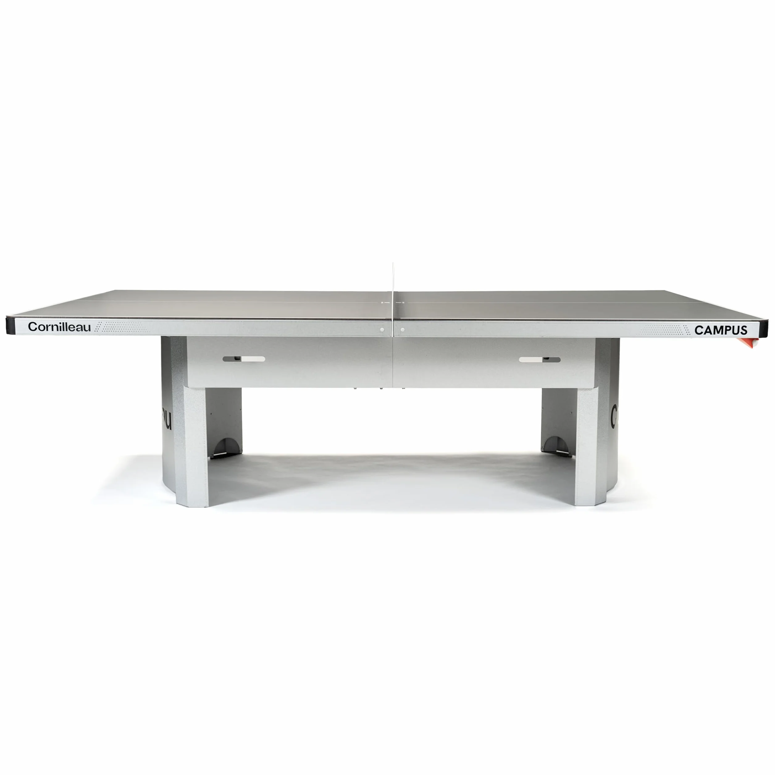 Cornilleau - Campus 510 - Tavolo da ping pong da esterno - Robusto - Resistente alle intemperie e agli urti, per scuole, parchi, campeggi, superficie in resina melamminica da 7 mm - Grigio