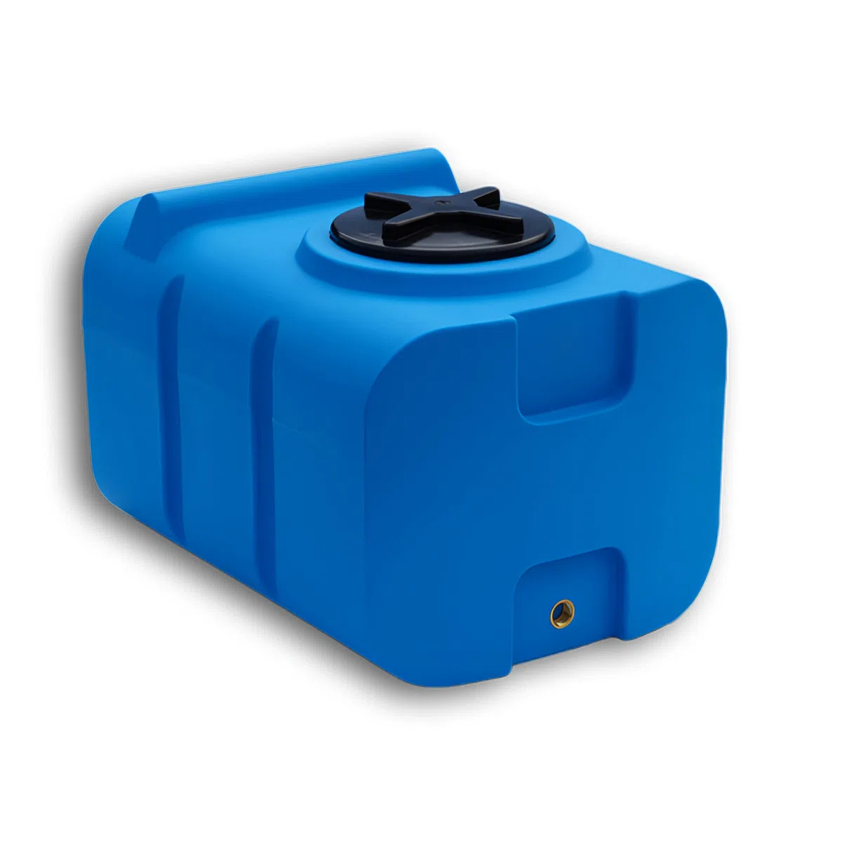 Varile Serbatoio per acqua potabile 100L Blu | Senza BPA | Filettatura in ottone 3/4" integrata | Made in EU | Sicuro per gli alimenti